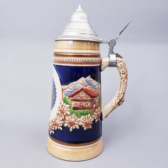 Vintage University of Notre Dame Stein - Picture 5 of 16